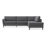 Klädsel till County - 2,5-sits soffa med divan höger - Grå