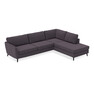 Klädsel till County - 2,5-sits soffa med divan höger - Lila