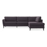 Klädsel till County - 2,5-sits soffa med divan höger - Lila