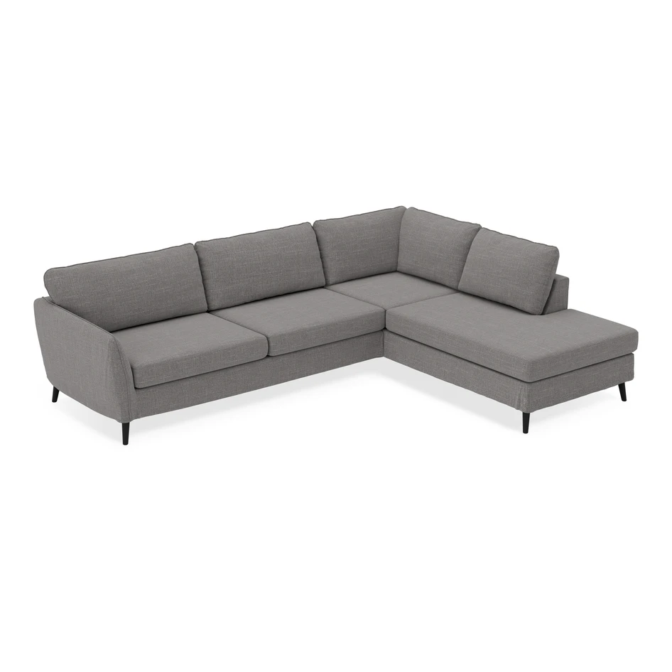 Klädsel till County - 2,5-sits soffa med divan höger - Grå