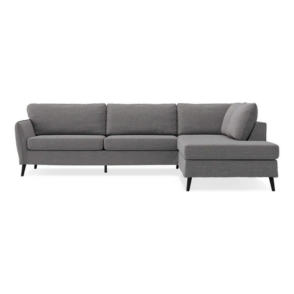 Klädsel till County - 2,5-sits soffa med divan höger - Grå