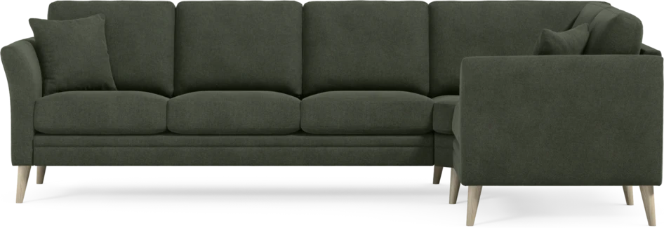 Eden - Hörnsoffa, 3+1-sits - Grön