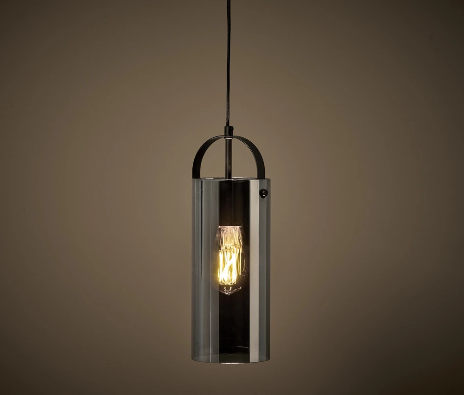 Gösta - Fönsterlampa, H35 Ø12 cm - Svart