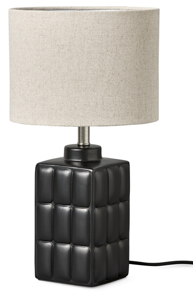 Uno - Bordslampa, H42,5 Ø24 cm - Svart