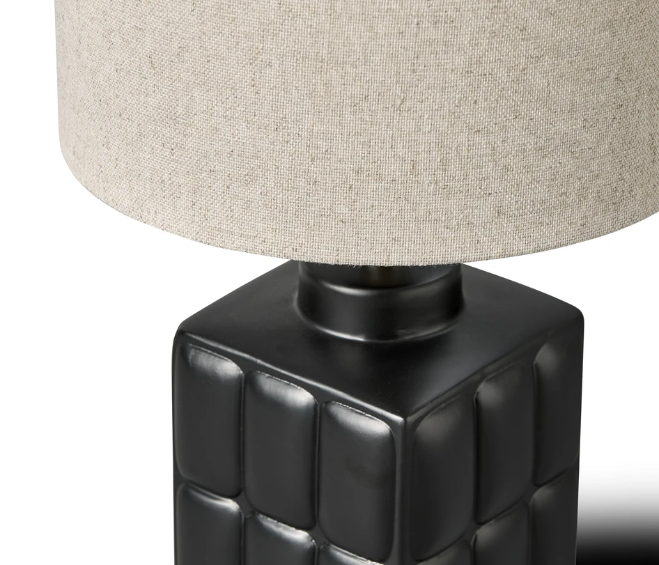 Uno - Bordslampa, H42,5 Ø24 cm - Svart