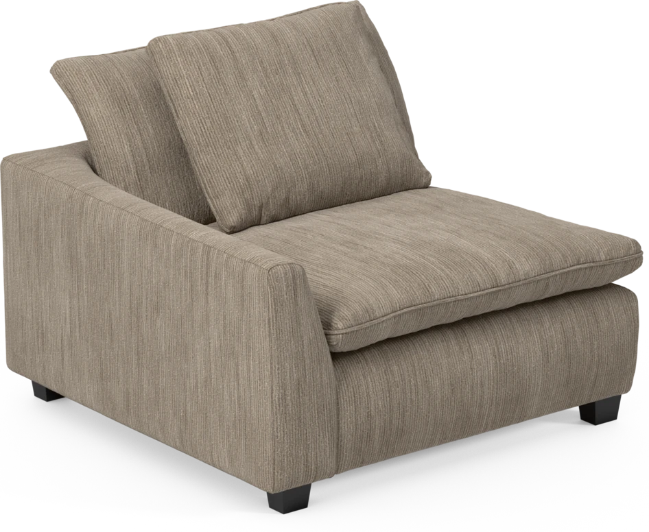 Bellora - 1-sits med armstöd vänster - Beige
