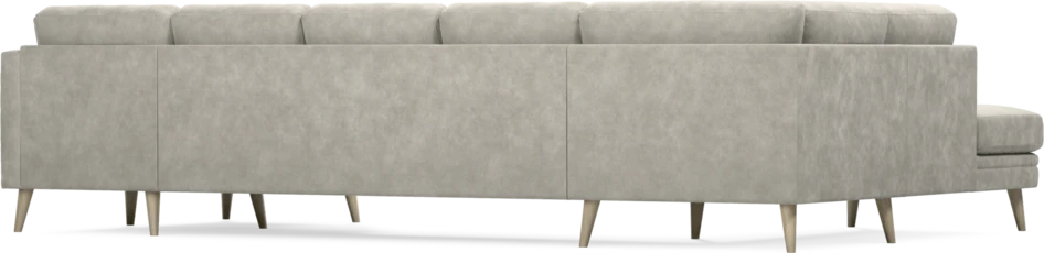 Eden - 3-sits soffa med divan vänster och schäslong höger - Grå