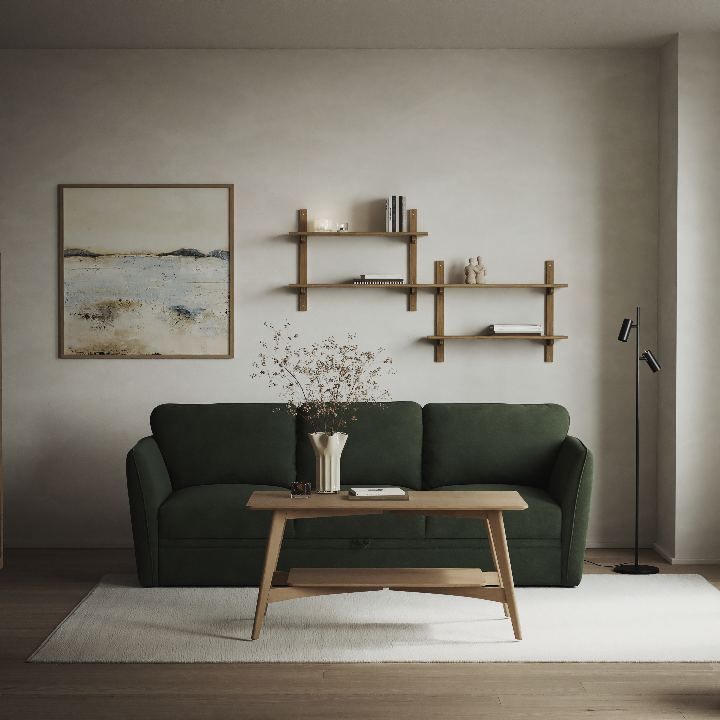 Öland - Bäddsoffa 3-sits, längsbäddad - inspiration