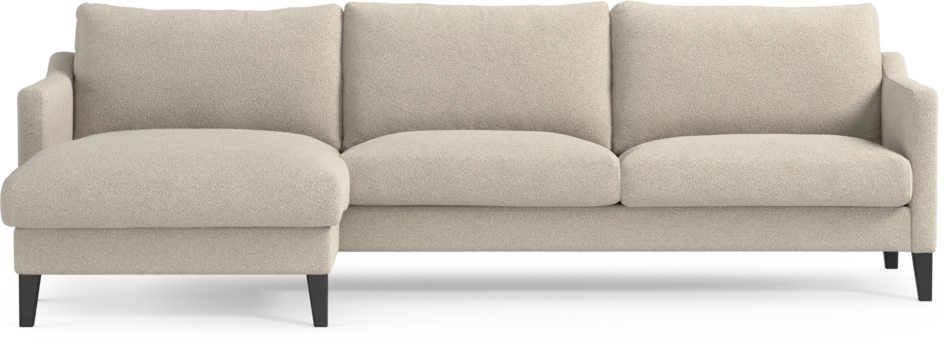Winston - 3-sits soffa med schäslong, vändbar - Beige