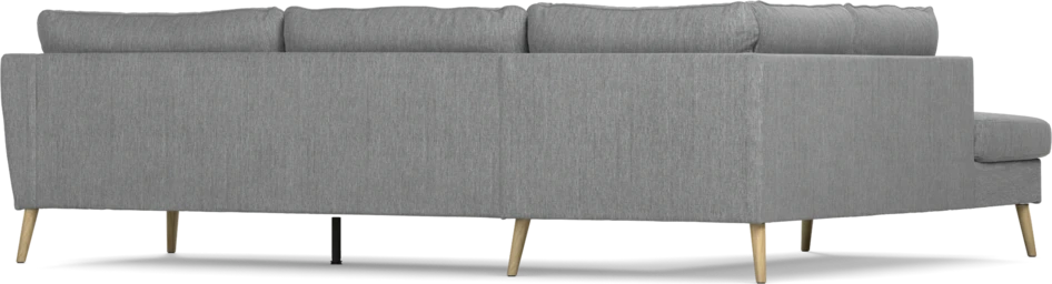 County - 2,5-sits soffa med divan vänster - Grå