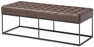 Lizette - Bänk, B 122 cm - Brun