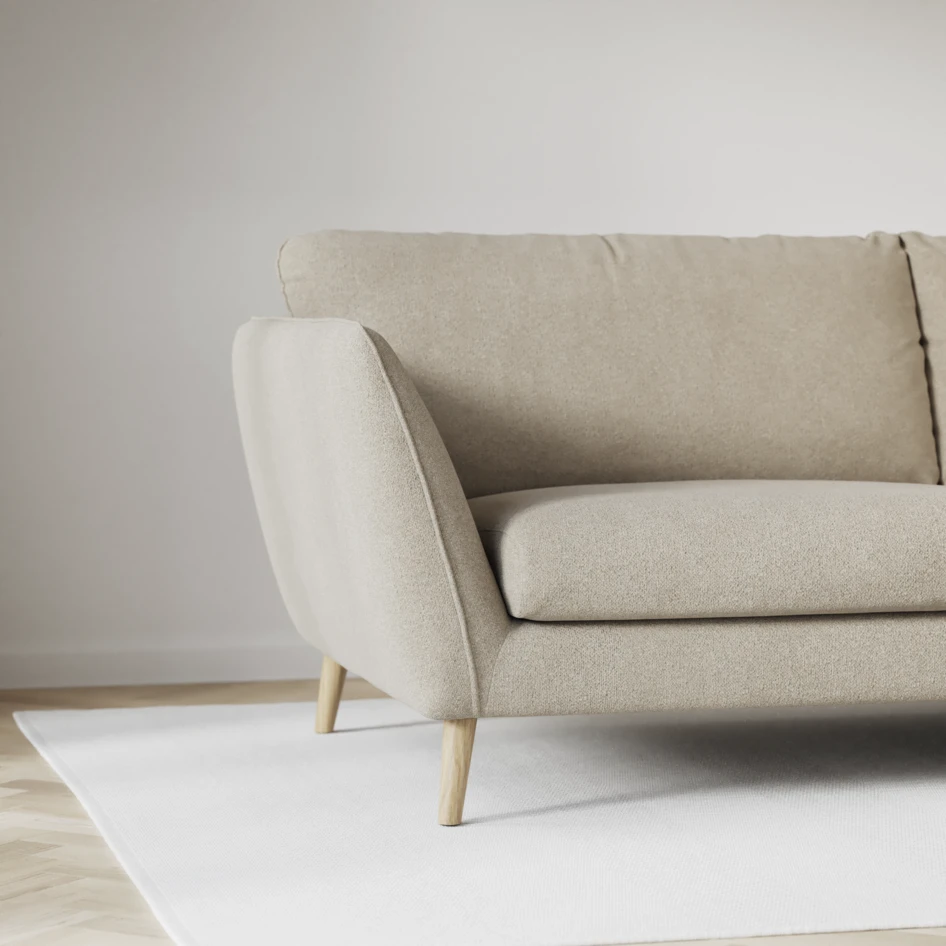 Madison Lux - Hörnsoffa med schäslong höger - Beige