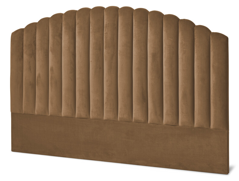 Snäcka - Sänggavel, 180 cm - Brun