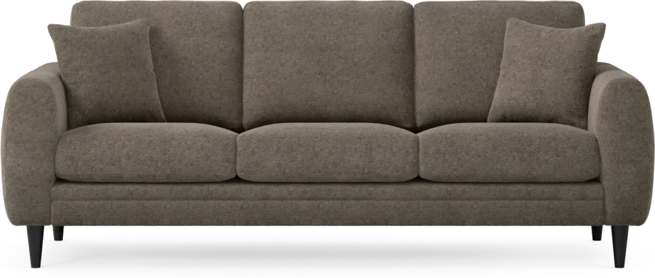 Eden - 3-sits soffa - Brun
