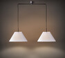 Pleat - Taklampa, L115 H23 cm - Vit