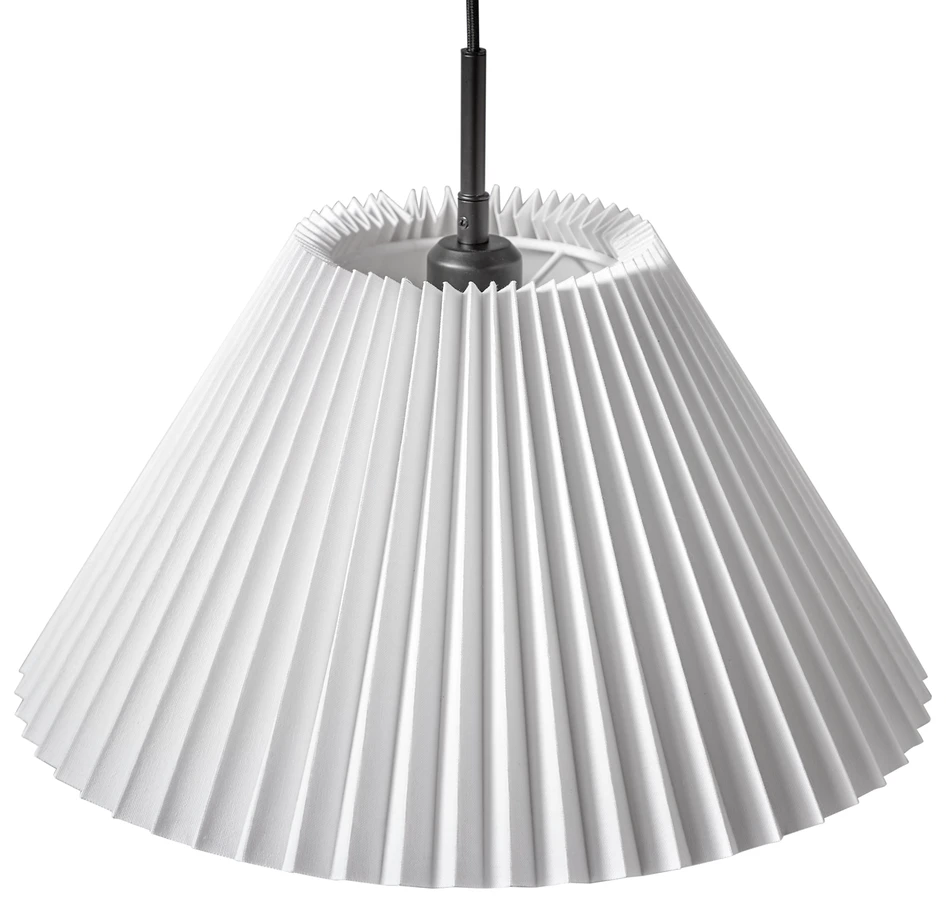 Pleat - Taklampa, L115 H23 cm - Vit