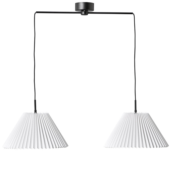 Pleat - Taklampa, L115 H23 cm - Vit