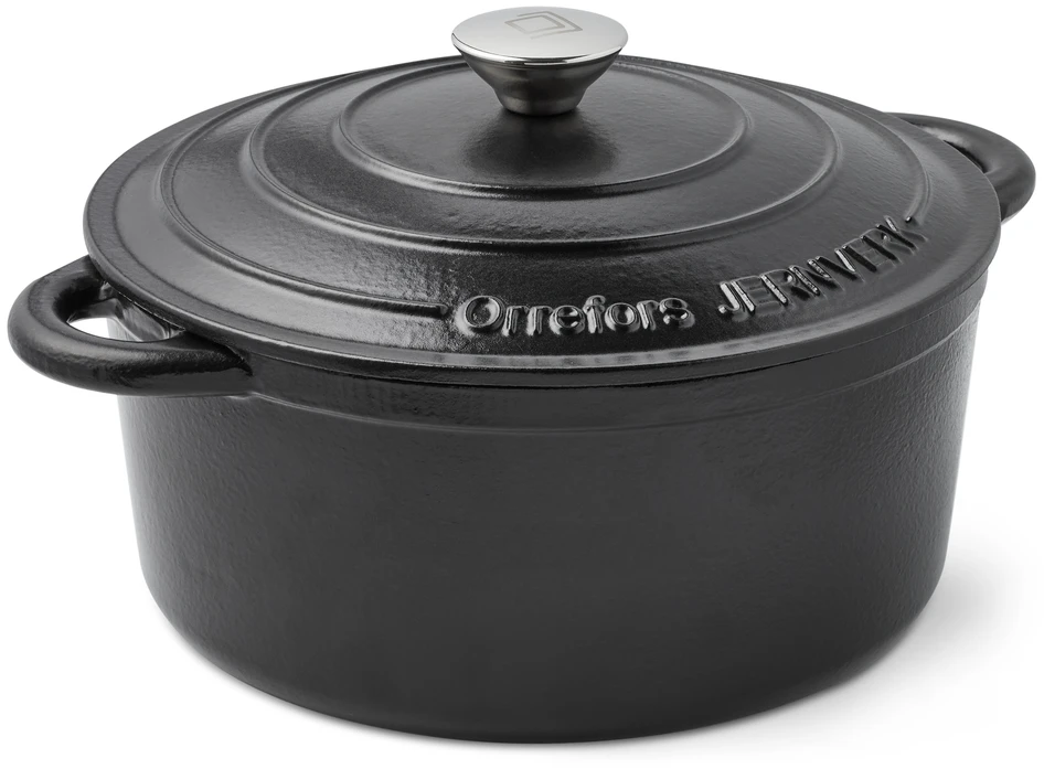 Orrefors - Gryta, 5 liter - Svart