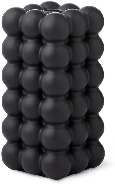 Bubbles - Vas, H 18 cm - Svart