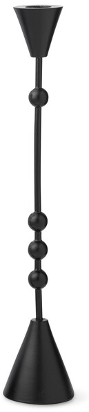 Bolly - Ljusstake, H 33 cm - Svart