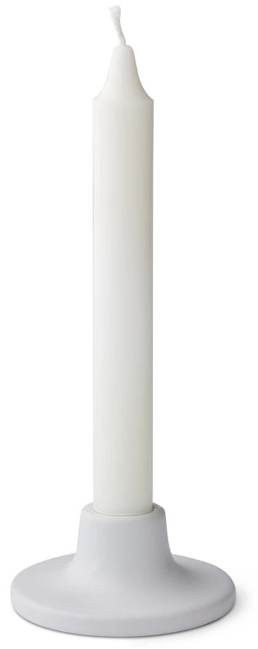 Emily - Ljusstake, H 3,5 cm - Vit