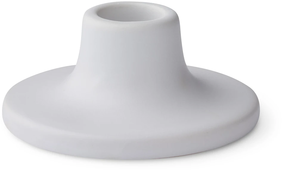 Emily - Ljusstake, H 3,5 cm - Vit