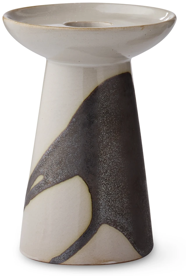 Fjärd - Ljusstake, H 12,5 cm - Beige