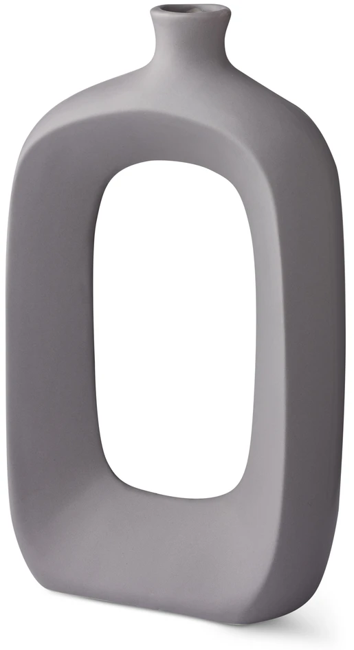 Agu - Prydnadsföremål, H 23,4 cm - Grå