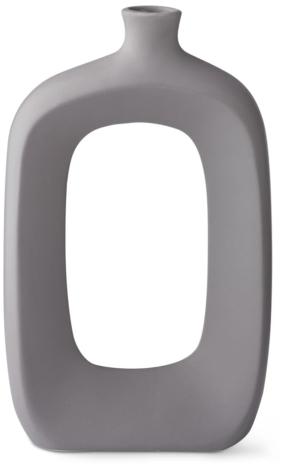 Agu - Prydnadsföremål, H 23,4 cm - Grå
