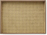Tissu - Bricka, 36x26 cm - Brun