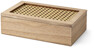 Tissu - Förvaringsbox, L 24, B 15, H 7, cm - Brun