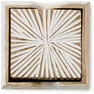 Sunburst - Underlägg, 11x11 cm - Brun