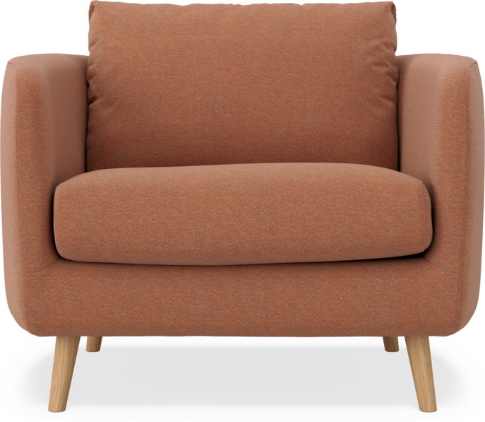 Madison Lux - Fåtölj, 70 cm - Orange