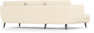 Madison Lux - 2-sits soffa med schäslong vänster - Beige