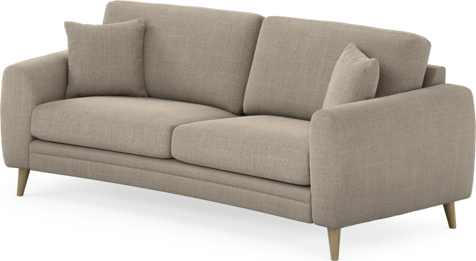 Eden - 2,5-sits soffa svängd - Beige
