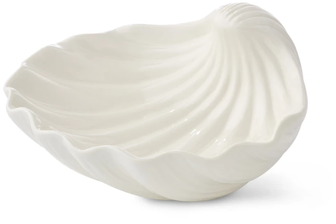 Snäcka, Dekorationsfat, 13x15x7 cm