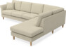 Eden - 3-sits soffa med divan - Beige