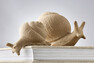 Snigel - Prydnadsföremål, H 4,8 cm - Beige