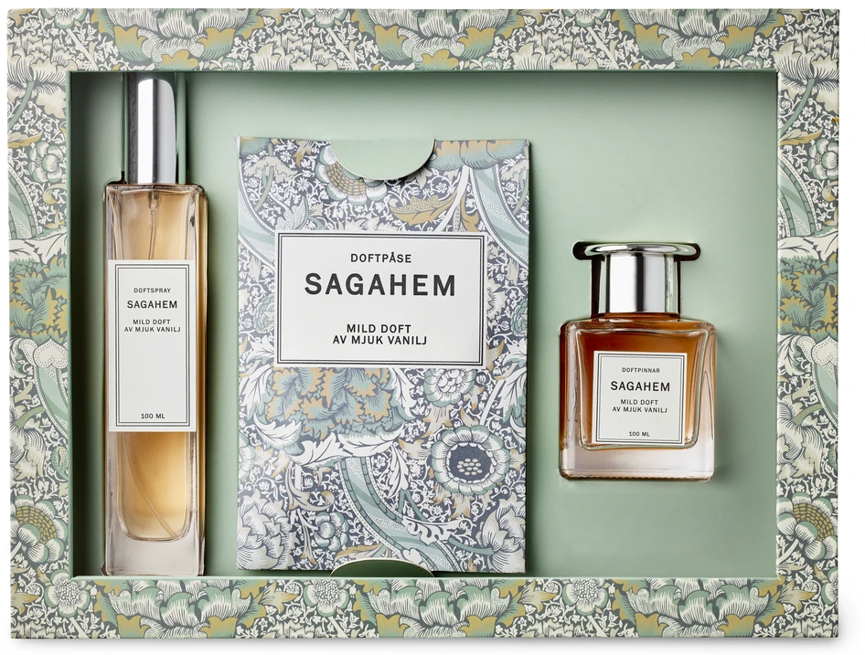 Sagahem - Doftset, 3 delar - Beige