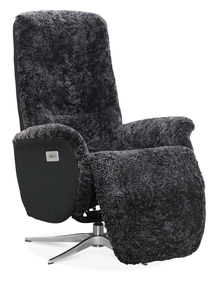 Ullrik - Recliner med el-funktion - Grå