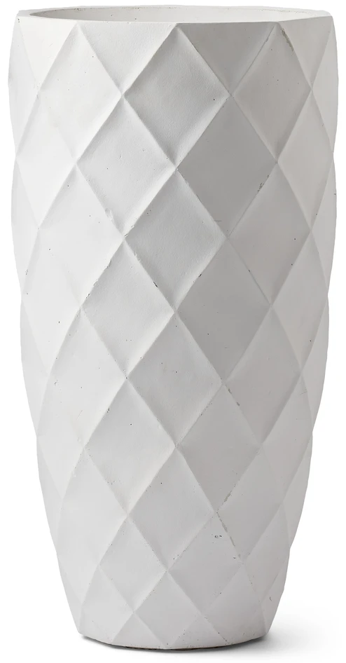 Miriam - Kruka, H 63, Ø 33 cm - Vit