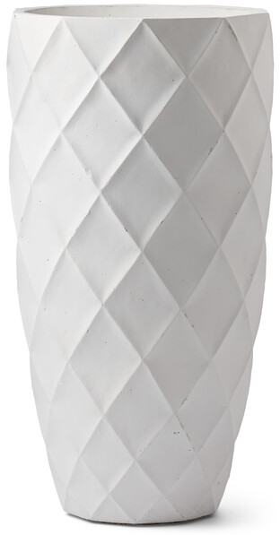 Miriam - Kruka, H 63, Ø 33 cm - Vit