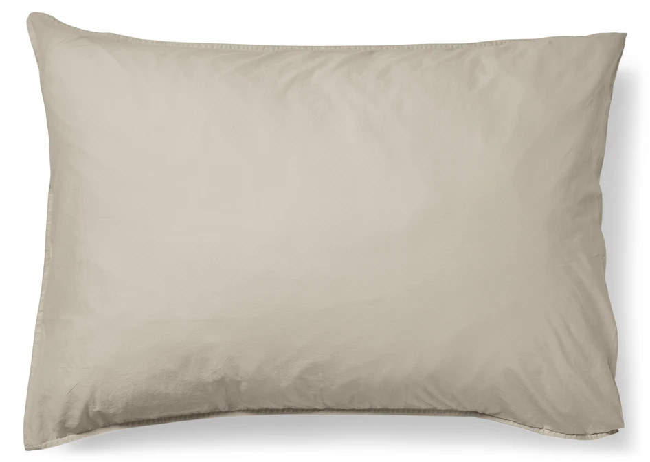 Rockport - Örngott till hotellkudde i tvättad bomull, 70x100 cm - Beige