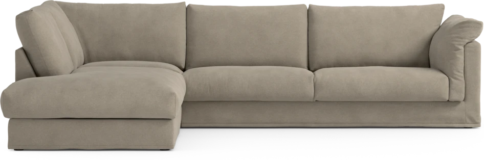 Cherrie Klädsel - Klädsel till 3-sits soffa med divan vänster - Beige