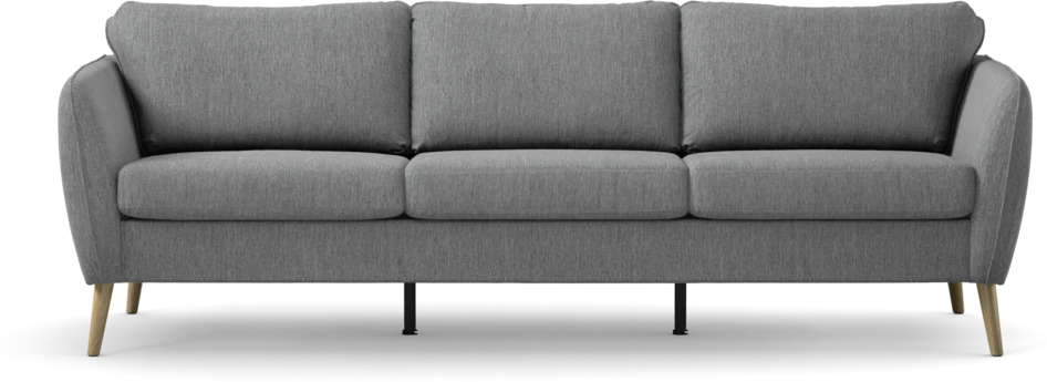 County - 3-sits soffa - Grå