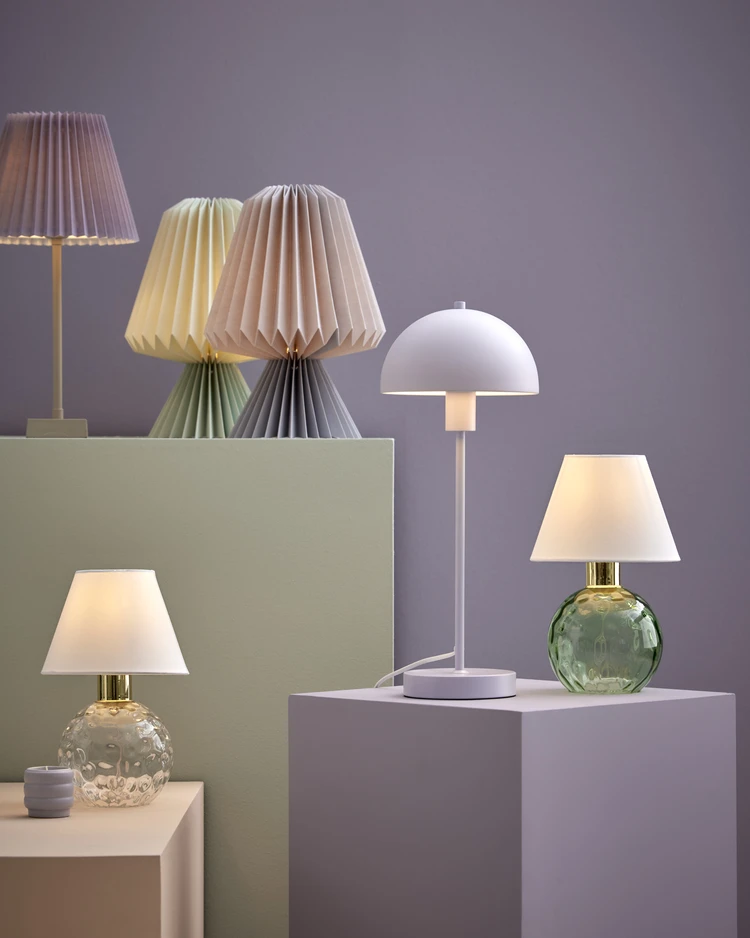 Pleat - Lampskärm, H18 Ø24,5-14 cm - inspiration