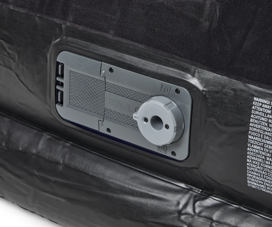 Eddy - Luftmadrass, enkelsäng - Svart