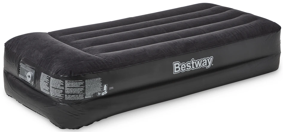 Eddy - Luftmadrass, enkelsäng - Svart