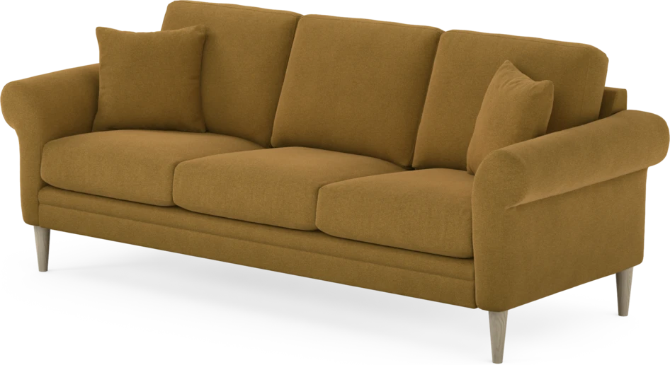 Eden - 3-sits soffa - Gul