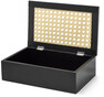 Tissu - Förvaringsbox, L 24, B 15, H 7, cm - Svart